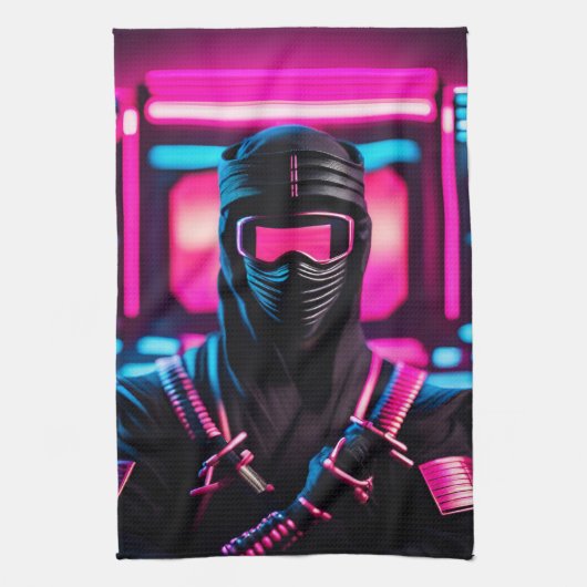 Neon Ninja Geschirrtuch (Vertikal)