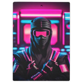 Neon Ninja Klemmbrett (Rückseite)