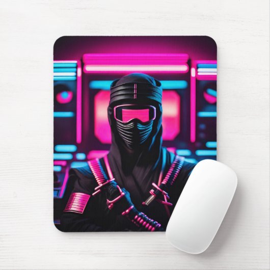 Neon Ninja Mousepad (Mit Mouse)