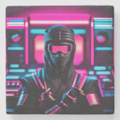 Neon Ninja Steinuntersetzer (Vorderseite)