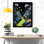 Neon Nocturne Fotodruck