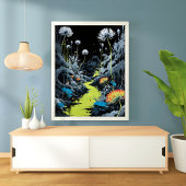 Neon Nocturne Fotodruck