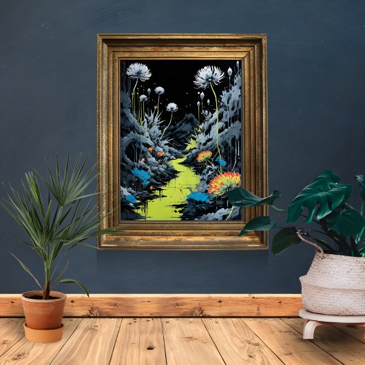 Neon Nocturne Fotodruck