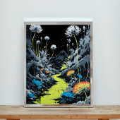 Neon Nocturne Fotodruck