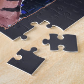 Neon Noir Bengal Cat Puzzle (Seite)