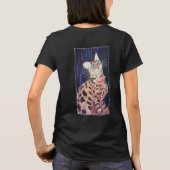 Neon Noir Bengal Cat T-Shirt (Rückseite)