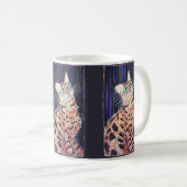 Neon Noir Bengalkatze Kaffeetasse (VorderseiteRechts)