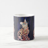 Neon Noir Bengalkatze Kaffeetasse (Mittel)