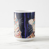 Neon Noir Bengalkatze Kaffeetasse (Mittel)