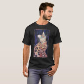 Neon Noir Bengalkatze T-Shirt (Vorne ganz)