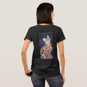 Neon Noir Bengalkatze T-Shirt (Schwarz voll)