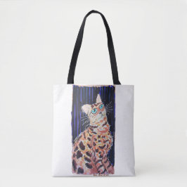 Neon Noir Bengalkatze Tasche