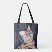 Neon Noir Bengalkatze Tasche (Rückseite)