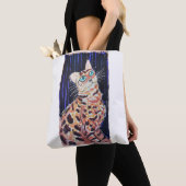 Neon Noir Bengalkatze Tasche (Von Nahem)