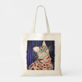Neon Noir Bengalkatze Tragetasche (Rückseite)