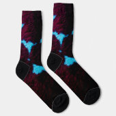 Neon Noir Cow Socken (Rechts)