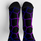 Neon Noir Giraffe Socken (Oben)