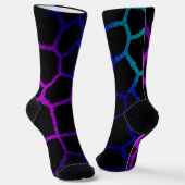 Neon Noir Giraffe Socken (Gewinkelt)