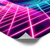 Neon Noise Poster (Ecke)