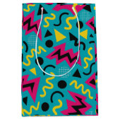Neon Nostalgie: Ein kühner 90er-Remix Mittlere Geschenktüte (Vorderseite)