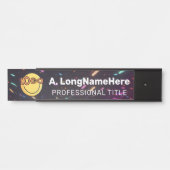 Neon Office Creative Workspace Namplate Türschild (Vorderseite )