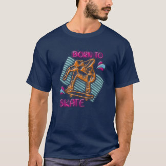 Neon Old School Mädchen T-Shirt