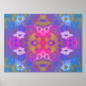 Neon Ombré Gold oder Silberfolie Foliendrucke (Vorderseite)