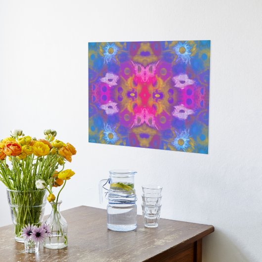 Neon Ombré Gold oder Silberfolie Foliendrucke (Ablage(Küche))