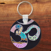 Neon Omkar Schlüsselanhänger (Vorderseite)