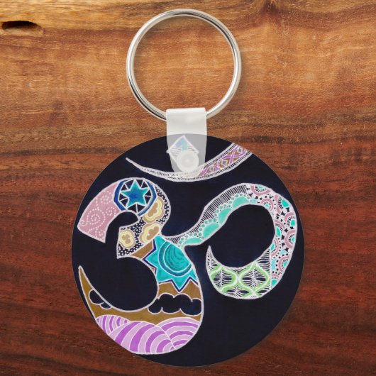 Neon Omkar Schlüsselanhänger (Vorderseite)