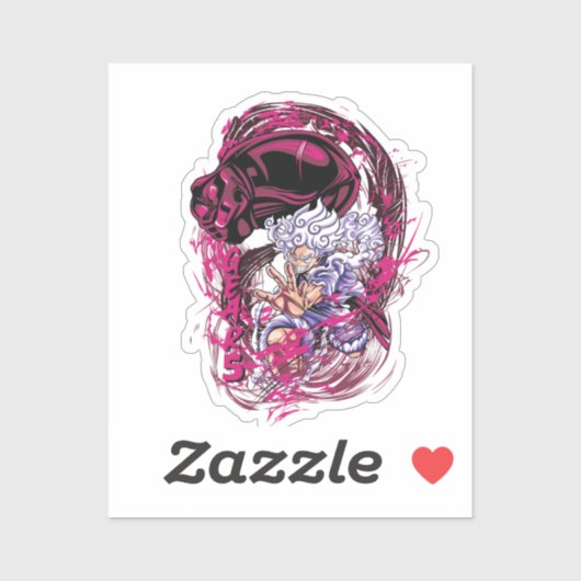 Neon One Piece Aufkleber (Blatt)