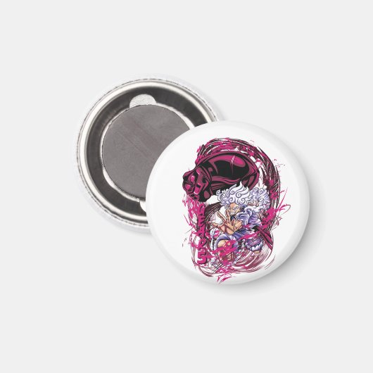 Neon One Piece Magnet (Vorderseite/Rückseite)