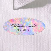 Neon-Opal-Tag Namensschild