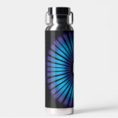Neon Optical Illusion Trinkflasche (Vorne)