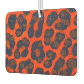 Neon Orange Black Cheetah Autolufterfrischer (Links)