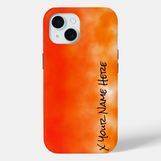 Neon Orange Chemical Glow Look 2 Case-Mate iPhone Hülle (Rückseite)