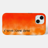 Neon Orange Chemical Glow Look 2 Case-Mate iPhone Hülle (Rückseite (Horizontal))