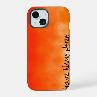 Neon Orange Chemical Glow Look 2 iPhone 15 Hülle