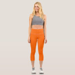 Neon Orange Funky Leggings<br><div class="desc">Mit diesen heißen neonorangen Leggings lauter leben!</div>
