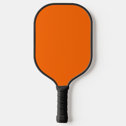 neon orange  - monogrammed pickleball schläger (Rückseite)