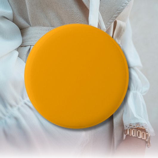 Neon Orange Solid Color | Classic Button