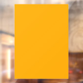 Neon Orange Solid Color | Classic Fensteraufkleber (Blatt 2)