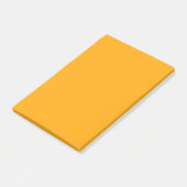 Neon Orange Solid Color | Classic Post-it Klebezettel (angewinkelt)