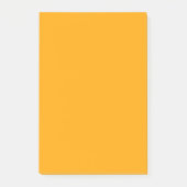 Neon Orange Solid Color | Classic Post-it Klebezettel (Vorderseite)