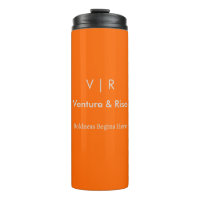 Neon Orange Thermal Tumbler - Benutzerdefiniert Mo