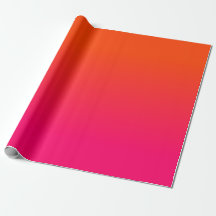 Neon Orange und Neon Pink Ombre Farbtöne