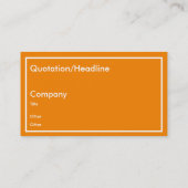 neon-orange visitenkarte (Rückseite)