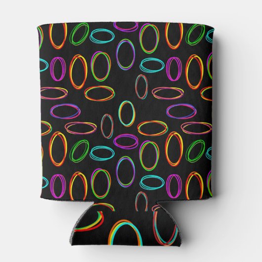 Neon Ovals Dosenkühler (Rückseite)
