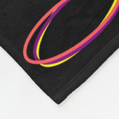 Neon Ovals Fleecedecke (Ecke)