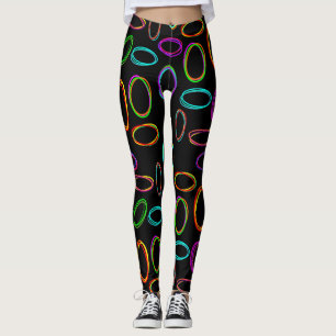 Neon Ovals Leggings